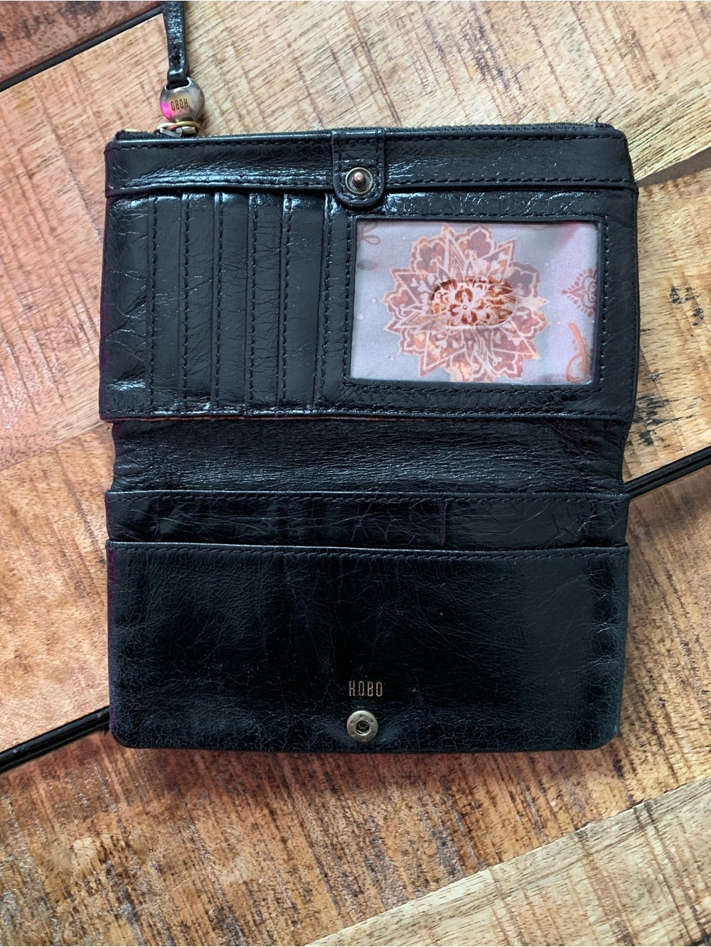 HOBO Haye Bifold Wallet in Black